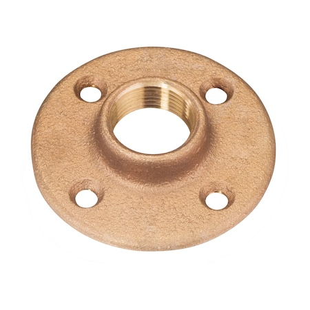Usa Industrials Pipe Flange - Brass - Class 125 - Slip On - 3/8 Pipe Size BULK-PF-825